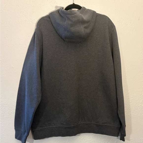 Nike Hoodie Mens XXL Sportswear Club Gray Fleece Swoosh Y2K Active Wear - Picture 2 of 4